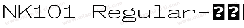 NK101 Regular字体转换